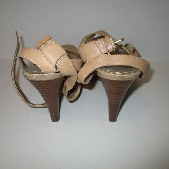 *Tahari Beige Strappy Sandal 'TROY' Slingbacks - Picture 7 of 10